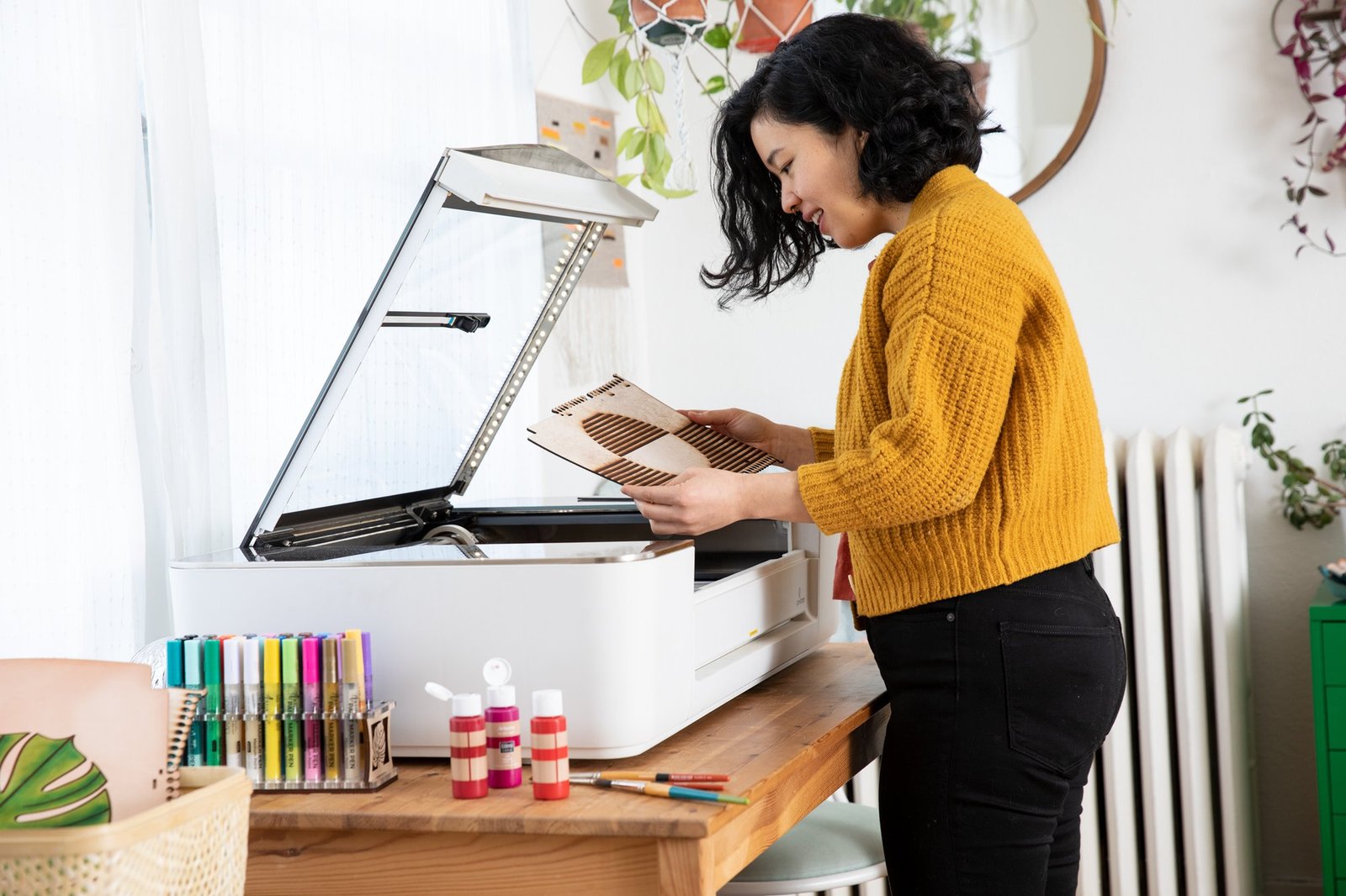 xTool OMTech Glowforge product lineup visual from Glowforge